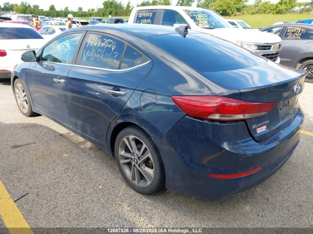 2017 Hyundai Elantra Limited მანქანა იყიდება აუქციონზე, vin: KMHD84LFXHU086063, აუქციონის ნომერი: 12687526