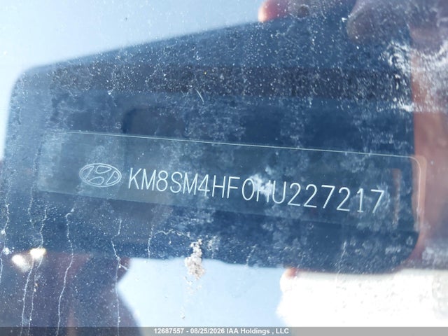 KM8SM4HF0HU227217 Hyundai SANTA FE XL