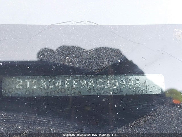 2010 Toyota Corolla Matrix მანქანა იყიდება აუქციონზე, vin: 2T1KU4EE9AC309854, აუქციონის ნომერი: 12687616