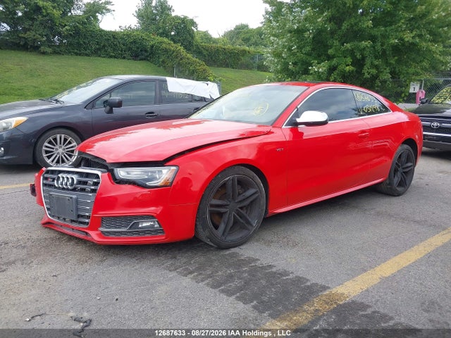 2014 Audi S5 Premium მანქანა იყიდება აუქციონზე, vin: WAULGBFR5EA031298, აუქციონის ნომერი: 12687633