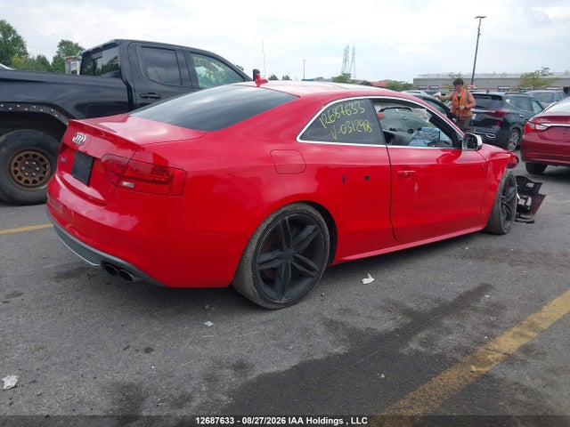 2014 Audi S5 Premium მანქანა იყიდება აუქციონზე, vin: WAULGBFR5EA031298, აუქციონის ნომერი: 12687633