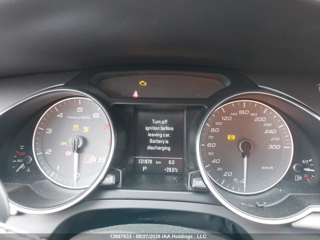 2014 Audi S5 Premium მანქანა იყიდება აუქციონზე, vin: WAULGBFR5EA031298, აუქციონის ნომერი: 12687633