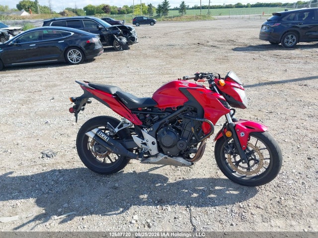 12687720 :رقم المزاد ، MLHPC4524D5000113 vin ، 2013 Honda Cb500 F مزاد بيع
