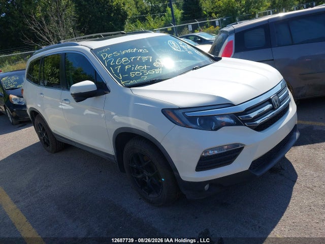 2017 Honda Pilot Ex მანქანა იყიდება აუქციონზე, vin: 5FNYF6H3XHB503034, აუქციონის ნომერი: 12687739
