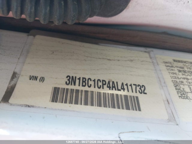 Продаж на аукціоні авто 2010 Nissan Versa S/sl, vin: 3N1BC1CP4AL411732, номер лоту: 12687740