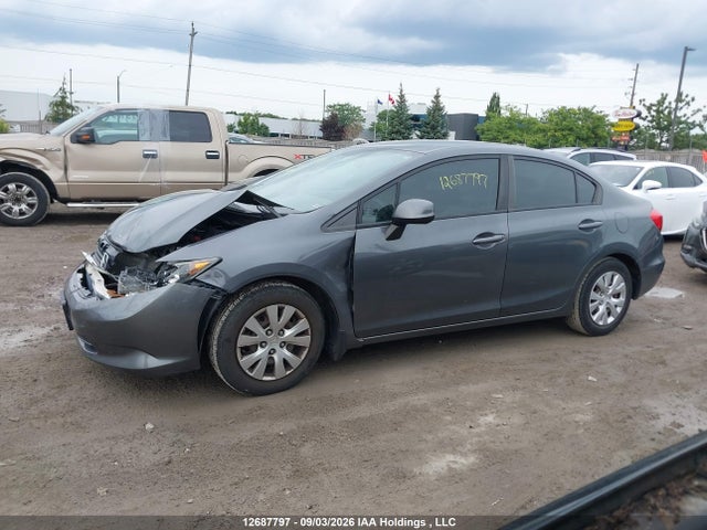 12687797 :رقم المزاد ، 2HGFB2F48CH101881 vin ، 2012 Honda Civic Lx مزاد بيع