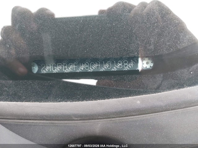 12687797 :رقم المزاد ، 2HGFB2F48CH101881 vin ، 2012 Honda Civic Lx مزاد بيع