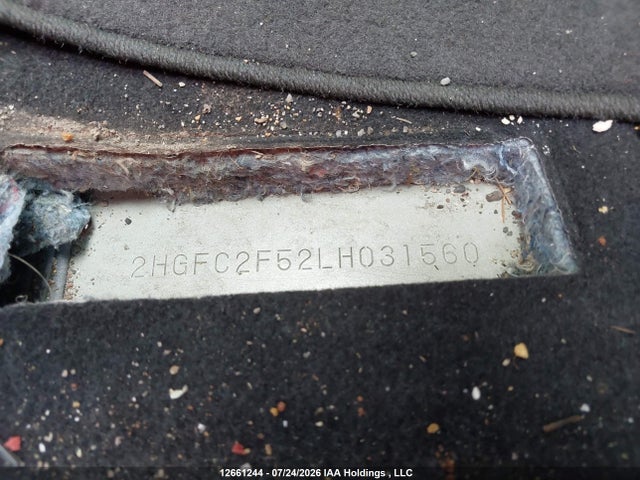 Honda Civic Lx 2020 2HGFC2F52LH031560 Image 19