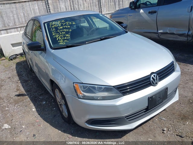 2012 Volkswagen Jetta მანქანა იყიდება აუქციონზე, vin: 3VW1K7AJ6CM407852, აუქციონის ნომერი: 12687832