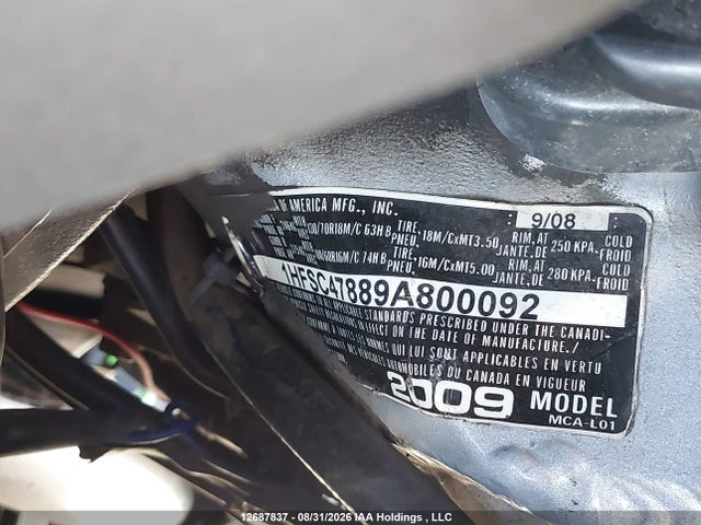 Продажа на аукционе авто 2009 Honda Gl1800 Ad, vin: 1HFSC47889A800092, номер лота: 12687837