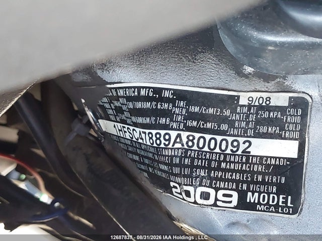Продажа на аукционе авто 2009 Honda Gl1800 Ad, vin: 1HFSC47889A800092, номер лота: 12687837
