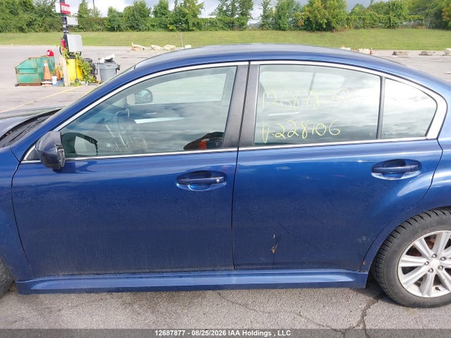 2011 Subaru Legacy 2.5i Premium მანქანა იყიდება აუქციონზე, vin: 4S3BMGB62B3228106, აუქციონის ნომერი: 12687877
