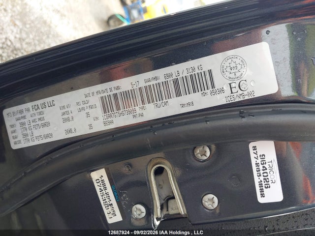 12687924 :رقم المزاد ، 1C6RR7GT5HS739099 vin ، 2017 Ram 1500 Slt مزاد بيع