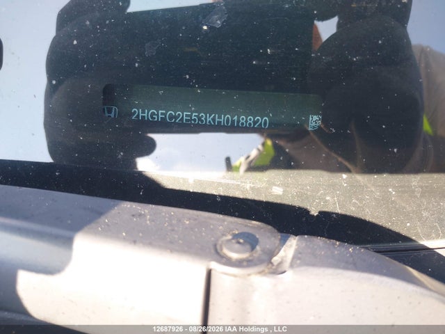 Продаж на аукціоні авто 2019 Honda Civic Lx, vin: 2HGFC2E53KH018820, номер лоту: 12687926