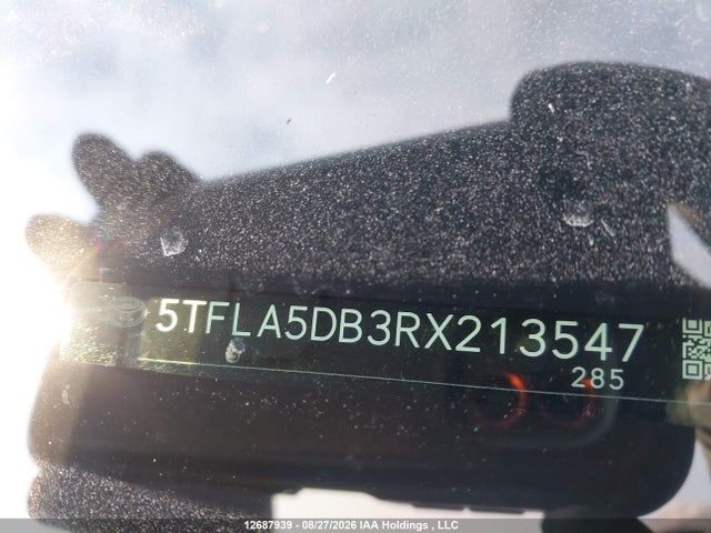 5TFLA5DB3RX213547 Toyota Tundra Crewmax Sr/crewmax Sr5