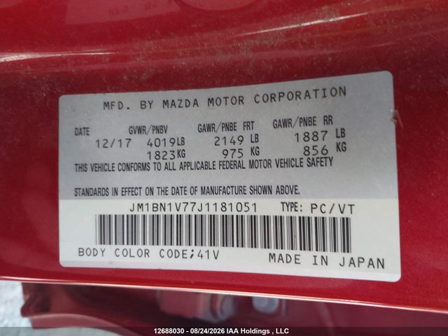 Mazda 3 Gs 2018 JM1BN1V77J1181051 Image 18