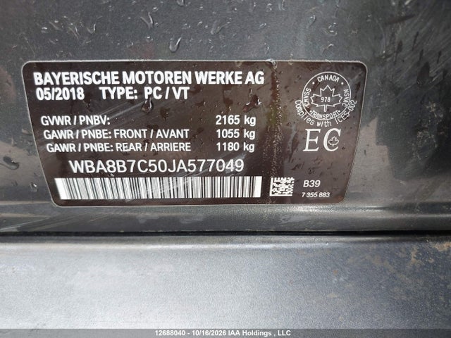 BMW 340 XI 2018 WBA8B7C50JA577049 Image 9