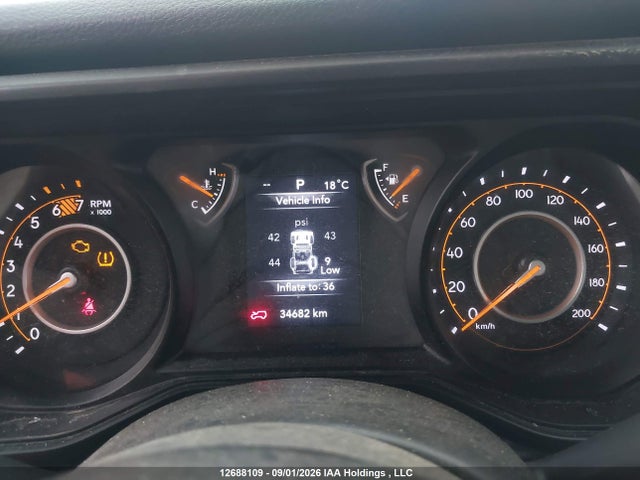 12688109 :رقم المزاد ، 1C4PJXAN6SW524770 vin ، 2025 Jeep Wrangler 2-door Sport مزاد بيع