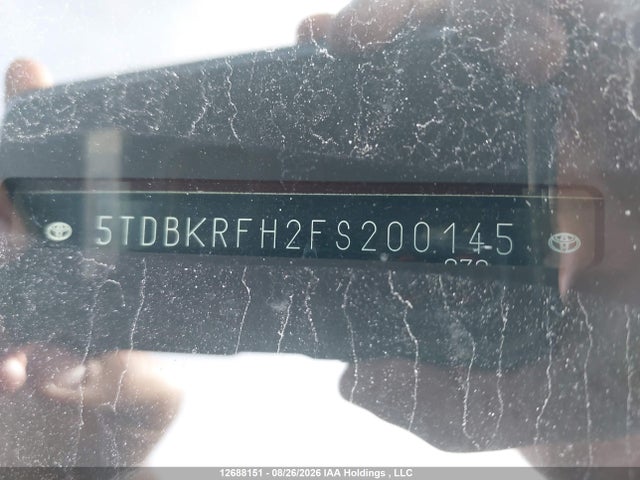 Продаж на аукціоні авто 2015 Toyota Highlander Le/le Plus, vin: 5TDBKRFH2FS200145, номер лоту: 12688151
