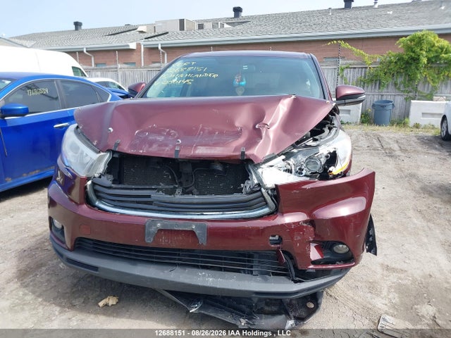 Продаж на аукціоні авто 2015 Toyota Highlander Le/le Plus, vin: 5TDBKRFH2FS200145, номер лоту: 12688151