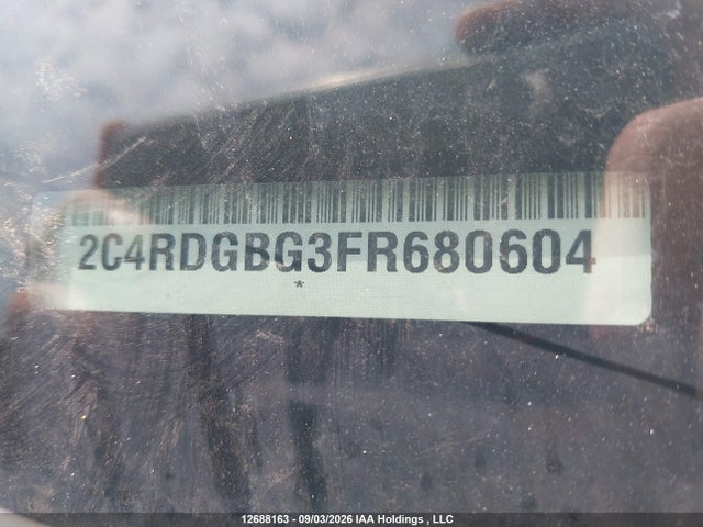 2C4RDGBG3FR680604 Dodge Grand Caravan Se/sxt