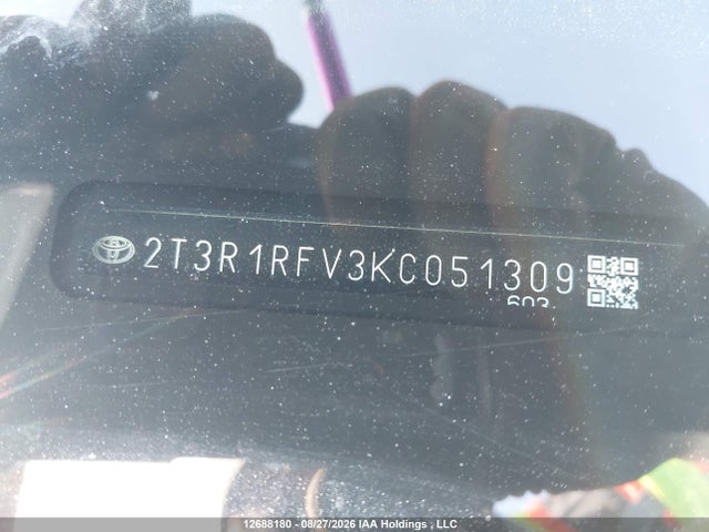 Aukcja sprzedaży 2019 Toyota Rav4 Xle/xle Premium, vin: 2T3R1RFV3KC051309, numer aukcji: 12688180