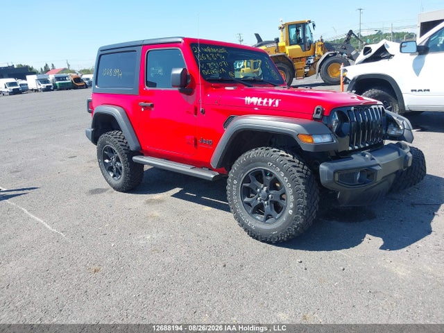 Aukcja sprzedaży 2021 Jeep Wrangler Willys, vin: 1C4GJXAG8MW831071, numer aukcji: 12688194