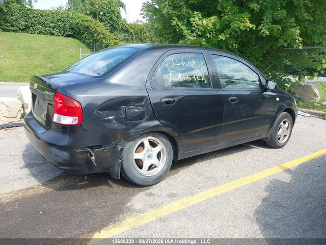 2005 Chevrolet Aveo მანქანა იყიდება აუქციონზე, vin: KL1TG52625B318728, აუქციონის ნომერი: 12688229