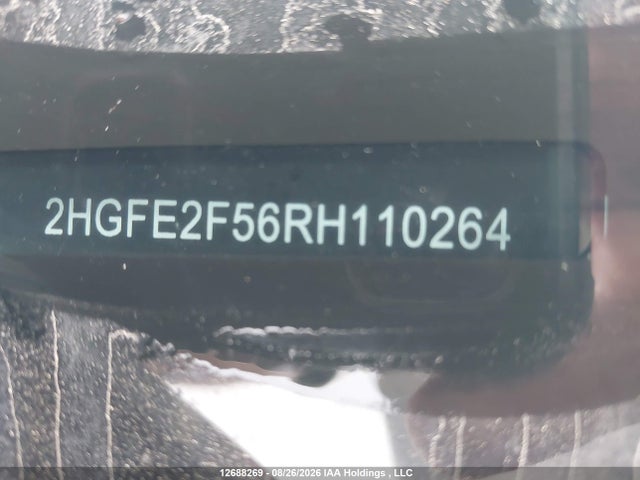 Aukcja sprzedaży 2024 Honda Civic, vin: 2HGFE2F56RH110264, numer aukcji: 12688269