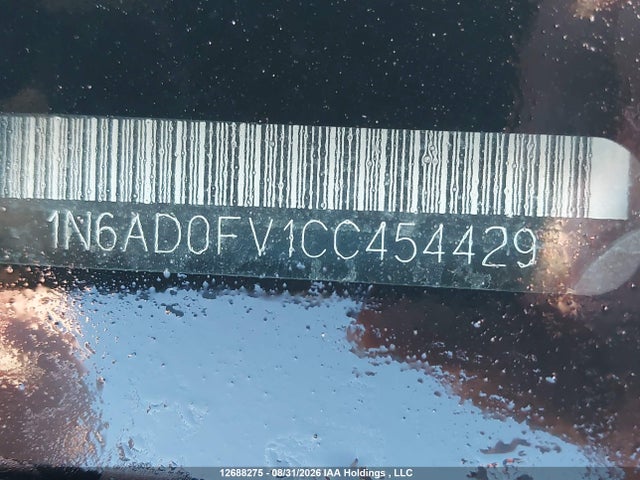 Продаж на аукціоні авто 2012 Nissan Frontier Sv/sl, vin: 1N6AD0FV1CC454429, номер лоту: 12688275