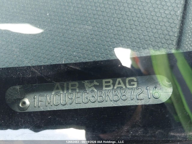 Продажа на аукционе авто 2011 Ford Escape Limited, vin: 1FMCU9EG3BKB87216, номер лота: 12682483