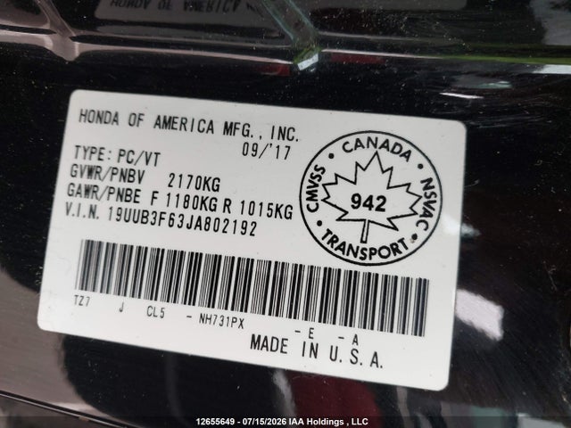 Acura Tlx Tech A-spec 2018 19UUB3F63JA802192 Image 20