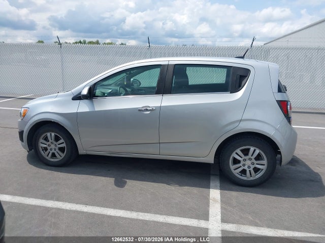 2013 Chevrolet Sonic Lt Auto მანქანა იყიდება აუქციონზე, vin: 1G1JC6EHXD4227507, აუქციონის ნომერი: 12662532