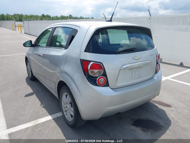 2013 Chevrolet Sonic Lt Auto მანქანა იყიდება აუქციონზე, vin: 1G1JC6EHXD4227507, აუქციონის ნომერი: 12662532