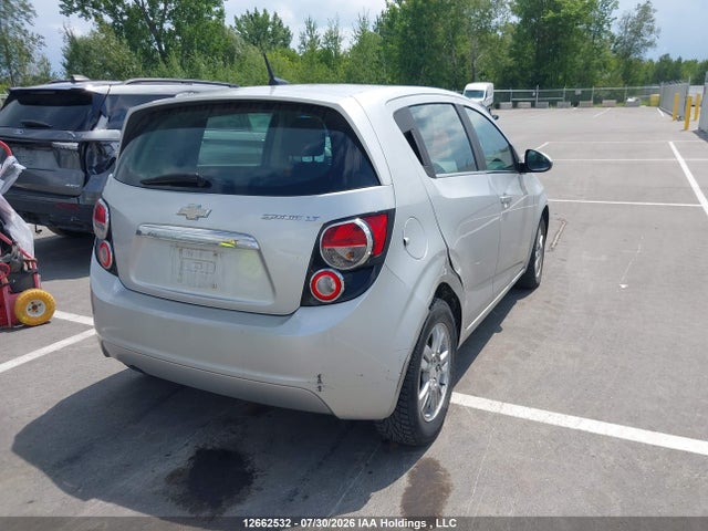 2013 Chevrolet Sonic Lt Auto მანქანა იყიდება აუქციონზე, vin: 1G1JC6EHXD4227507, აუქციონის ნომერი: 12662532