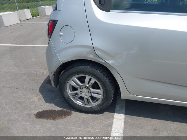 2013 Chevrolet Sonic Lt Auto მანქანა იყიდება აუქციონზე, vin: 1G1JC6EHXD4227507, აუქციონის ნომერი: 12662532