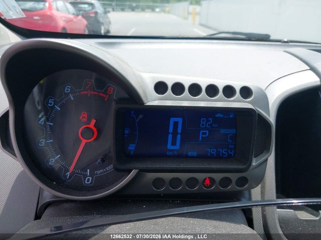 2013 Chevrolet Sonic Lt Auto მანქანა იყიდება აუქციონზე, vin: 1G1JC6EHXD4227507, აუქციონის ნომერი: 12662532