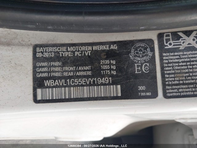 BMW X1 Xdrive28i 2014 WBAVL1C55EVY19491 Image 19