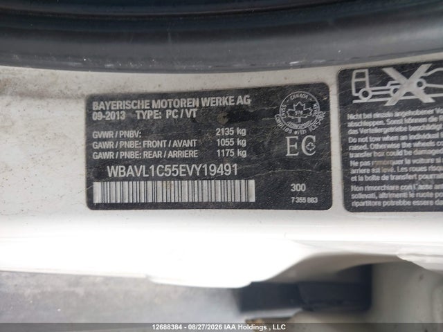 BMW X1 Xdrive28i 2014 WBAVL1C55EVY19491 Image 9