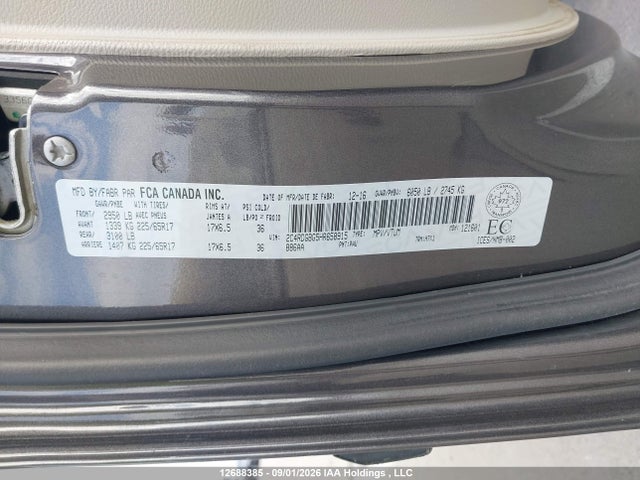 Продаж на аукціоні авто 2017 Dodge Grand Caravan, vin: 2C4RDGBG5HR658915, номер лоту: 12688385