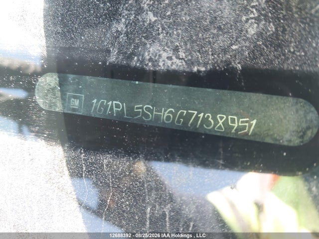 1G1PL5SH6G7138951 Chevrolet Cruze Limited Ls