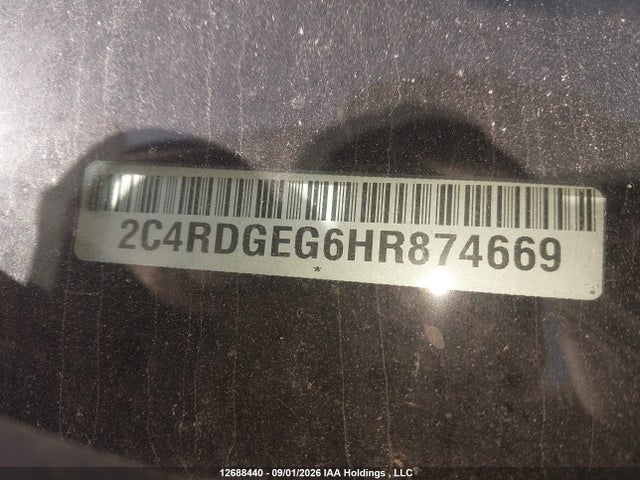 2C4RDGEG6HR874669 Dodge Grand Caravan Gt