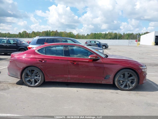 12688470 :رقم المزاد ، KMTG54TE1PU128055 vin ، 2023 Genesis G70 3.3t Sport Awd مزاد بيع