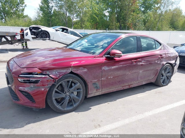 12688470 :رقم المزاد ، KMTG54TE1PU128055 vin ، 2023 Genesis G70 3.3t Sport Awd مزاد بيع