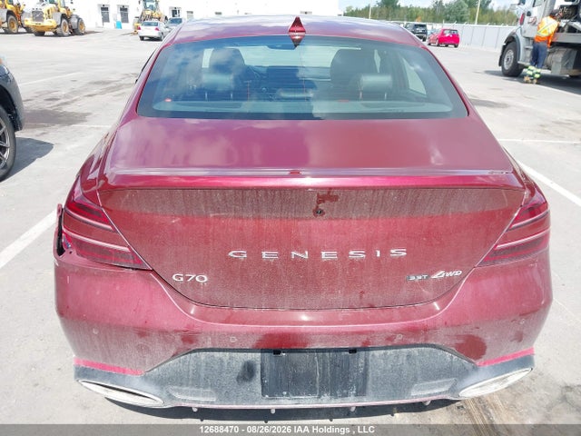 12688470 :رقم المزاد ، KMTG54TE1PU128055 vin ، 2023 Genesis G70 3.3t Sport Awd مزاد بيع