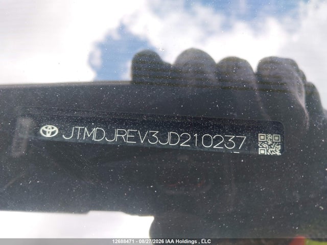 Aukcja sprzedaży 2018 Toyota Rav4 Hybrid Limited, vin: JTMDJREV3JD210237, numer aukcji: 12688471