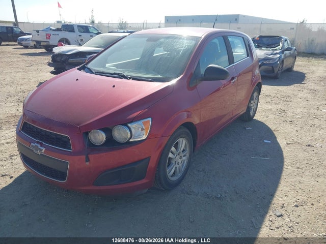 2012 Chevrolet Sonic Lt მანქანა იყიდება აუქციონზე, vin: 1G1JC6EH6C4111638, აუქციონის ნომერი: 12688476