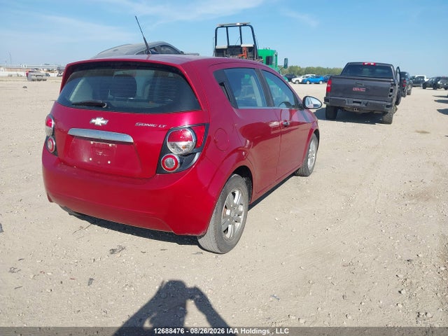 2012 Chevrolet Sonic Lt მანქანა იყიდება აუქციონზე, vin: 1G1JC6EH6C4111638, აუქციონის ნომერი: 12688476
