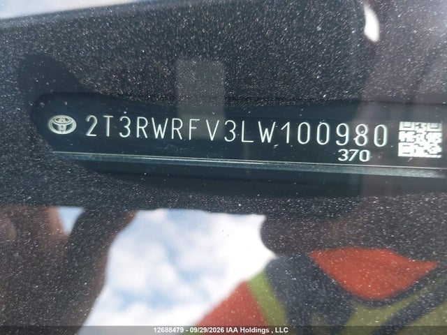 Продажа на аукционе авто 2020 Toyota Rav4 Hybrid Xse, vin: 2T3RWRFV3LW100980, номер лота: 12688479