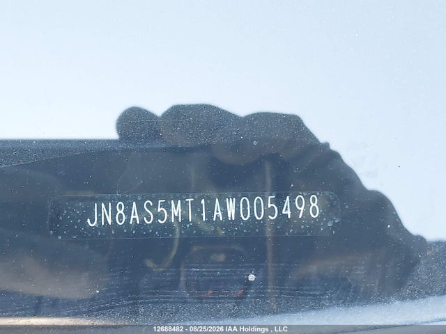 12688482 :رقم المزاد ، JN8AS5MT1AW005498 vin ، 2010 Nissan Rogue S مزاد بيع